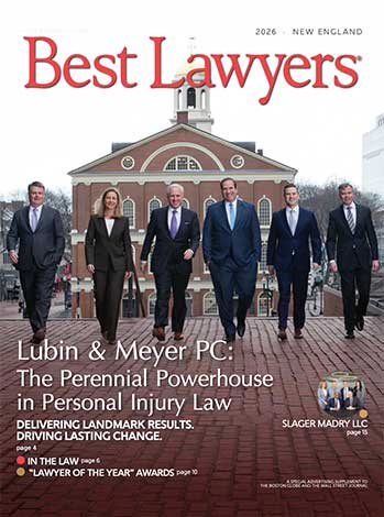 Best Lawyers New England magazine